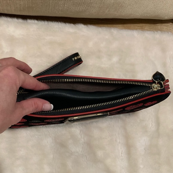 Philipp Plein rhinestone embellished hearts Clutch - Picture 4 of 8